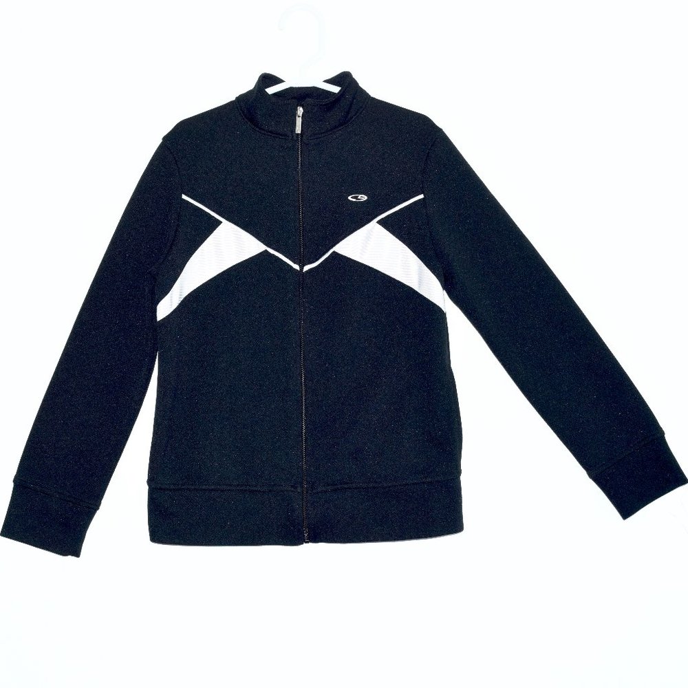 C9 Champion Zip-Up Long Sleeve Black Jacket with Stand Collar - Medium